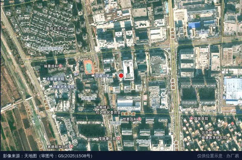 普洛斯-北京环普国际科创园GLP I-Park Beijing卫星位置示意图