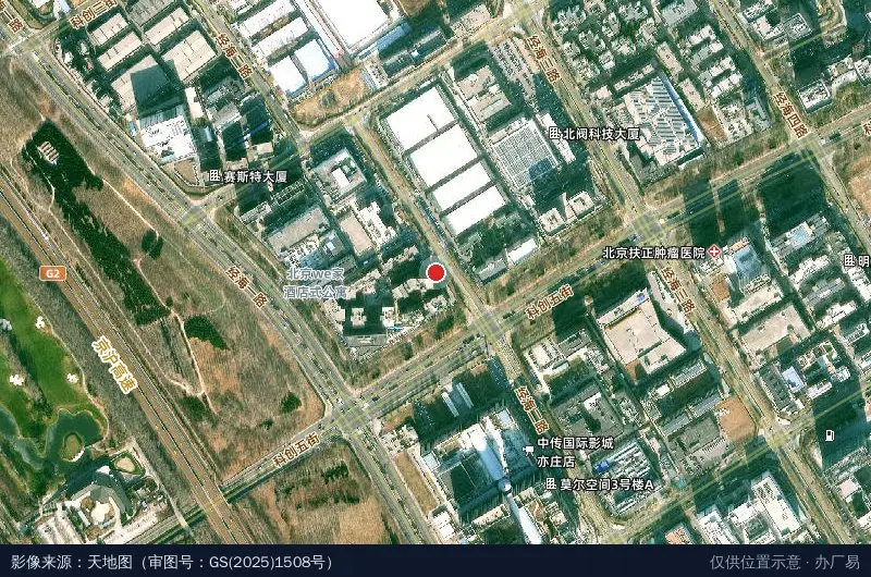 航空工业科技商务园卫星位置示意图