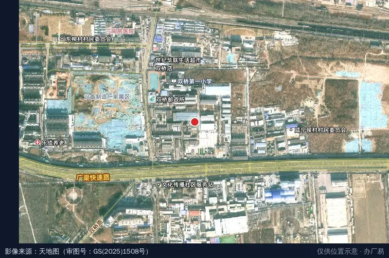 电子城·新媒体创新产业园卫星位置示意图