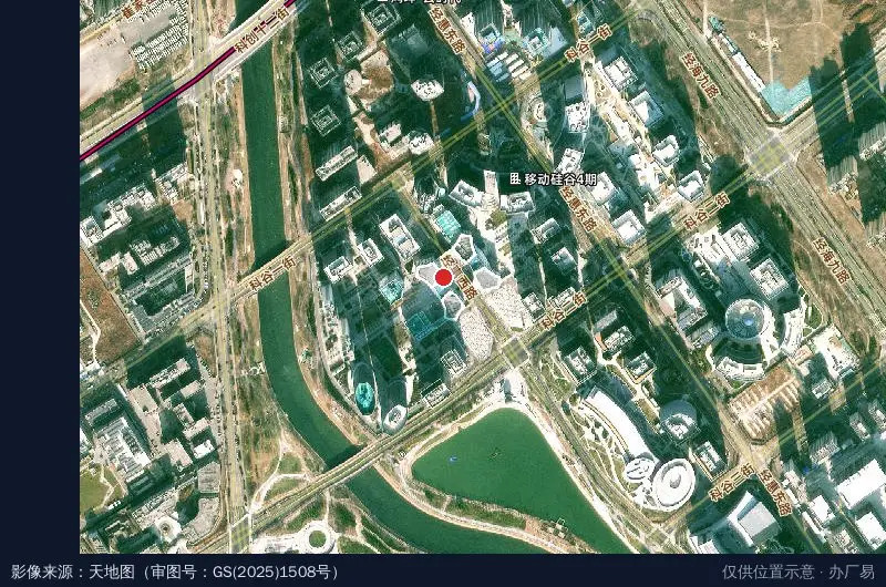 经开区国家信创园卫星位置示意图