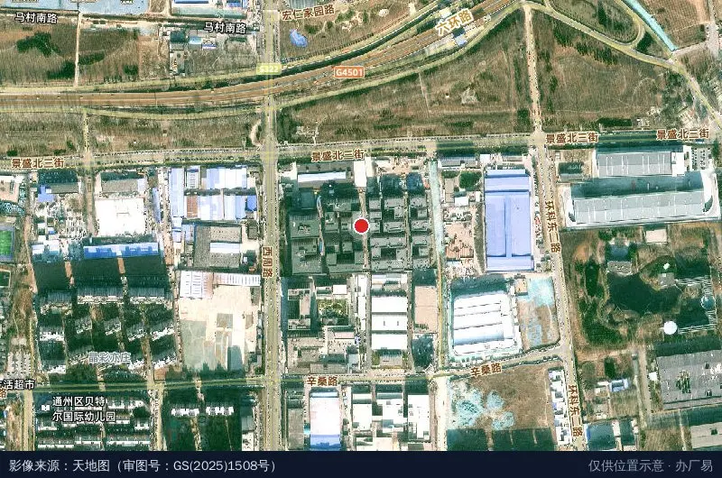 联东U谷·金亦谷科技园卫星位置示意图