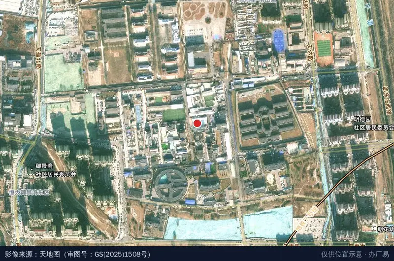 北京化工集团华腾·易心堂文创园卫星位置示意图