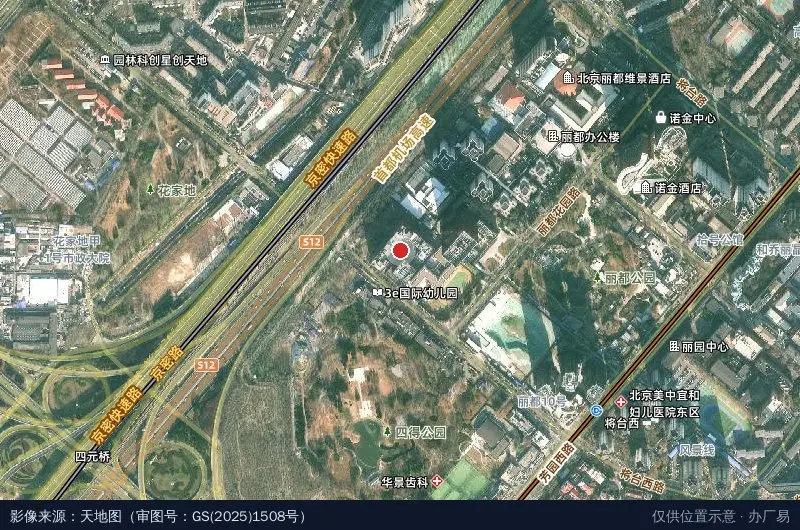 文心华策国际影视交流中心卫星位置示意图