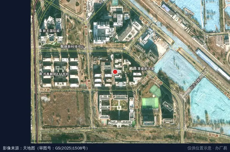 朝来科技园东区卫星位置示意图