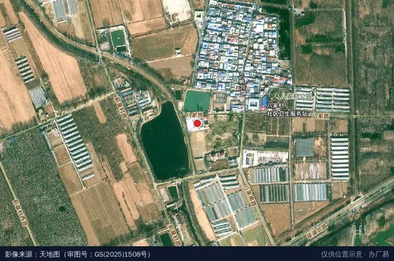 北京宁达众合科技园卫星位置示意图