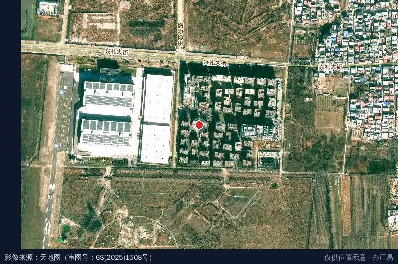 中粮健康科技园2区卫星位置示意图