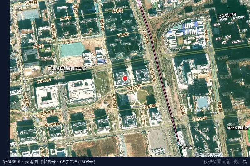 小米昌平科技园发布厅卫星位置示意图
