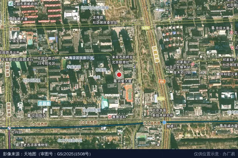 中国心理科技园卫星位置示意图