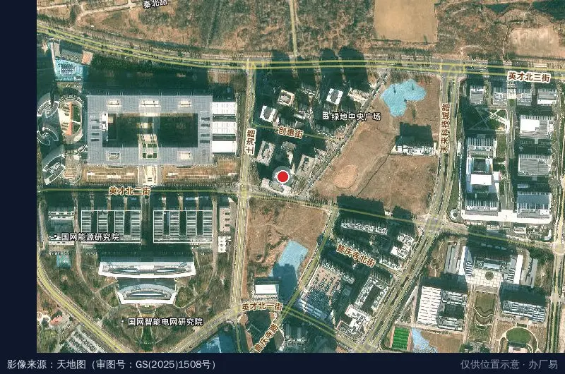 中国政法大学科技园卫星位置示意图