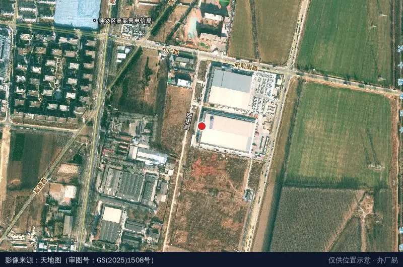 京东物流(北京光华分拣中心)卫星位置示意图