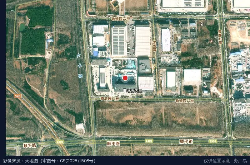 林吉产业园(物流园八街)卫星位置示意图