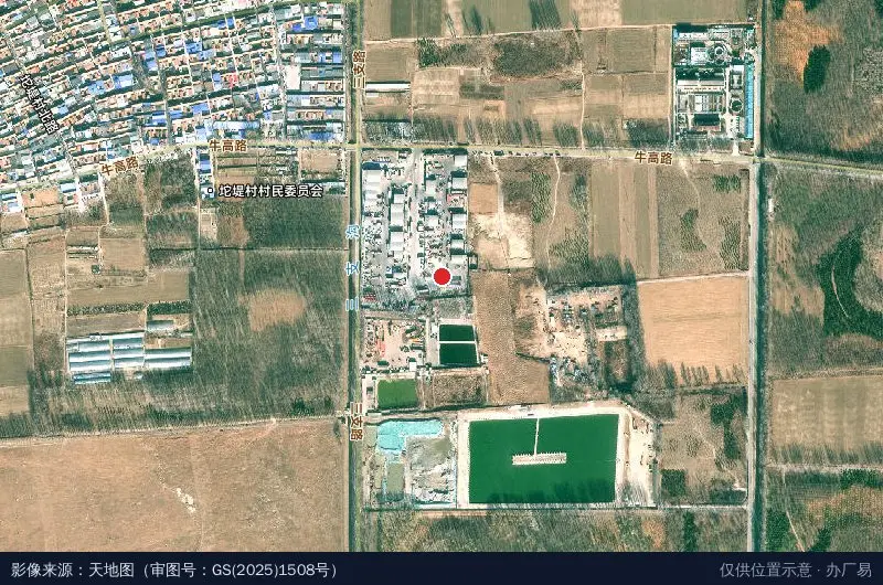 金宇物流园卫星位置示意图
