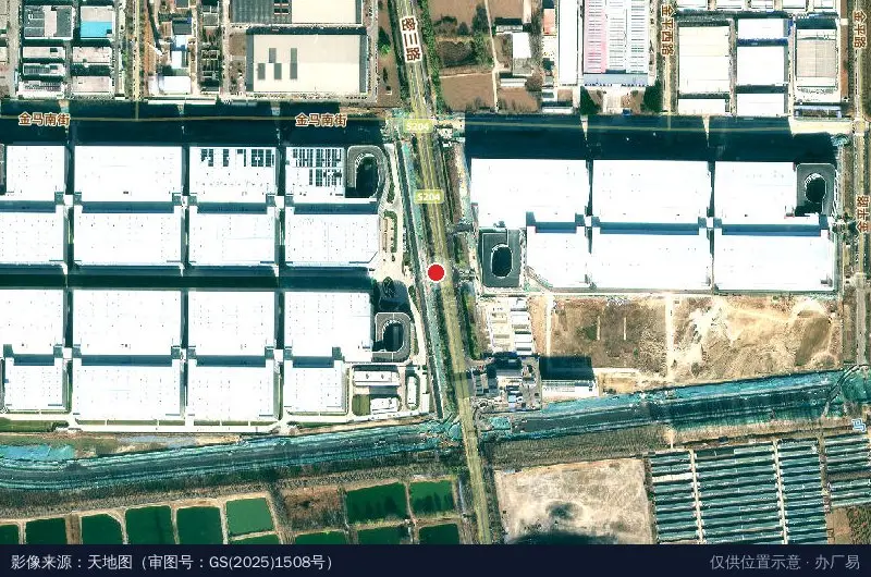东久新宜平谷智慧城市物流谷卫星位置示意图