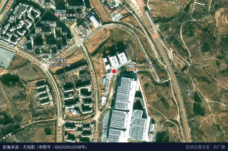 极睿能源北京智慧物流产业园卫星位置示意图