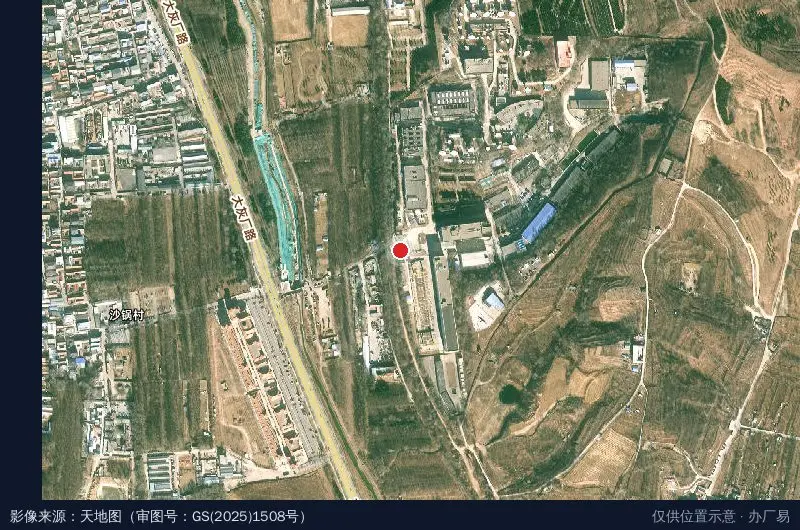 航天二院物流基地卫星位置示意图