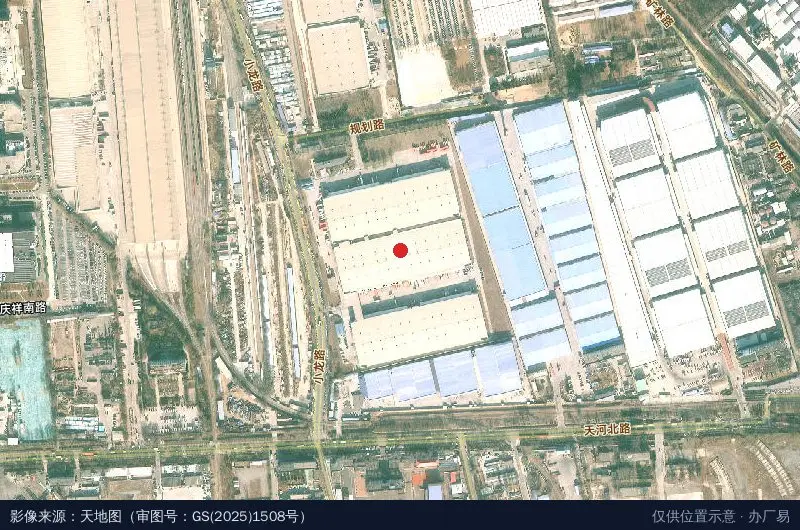 普洛斯大兴物流园(中铁吉盛物流大厦东)卫星位置示意图
