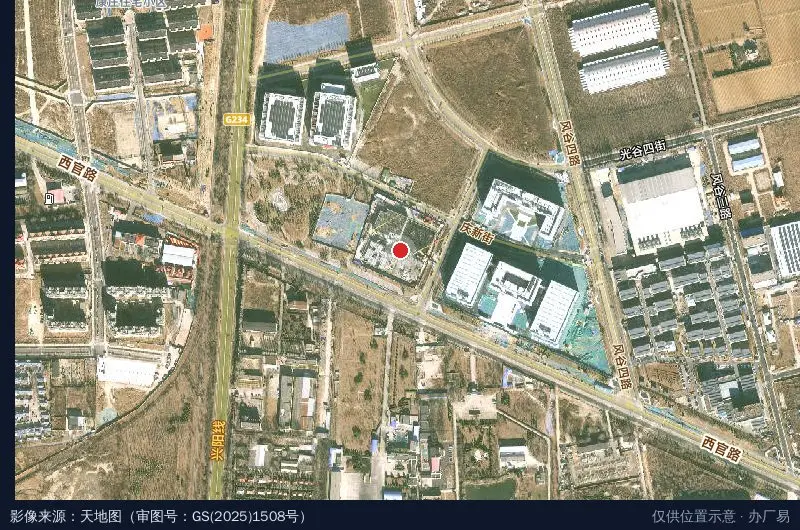 中关村(延庆)无人机产业园卫星位置示意图