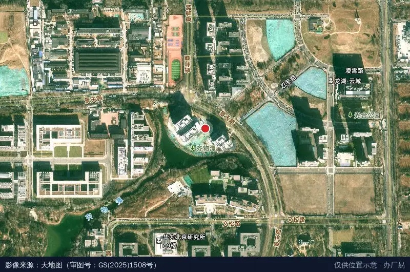 驭智产业园卫星位置示意图