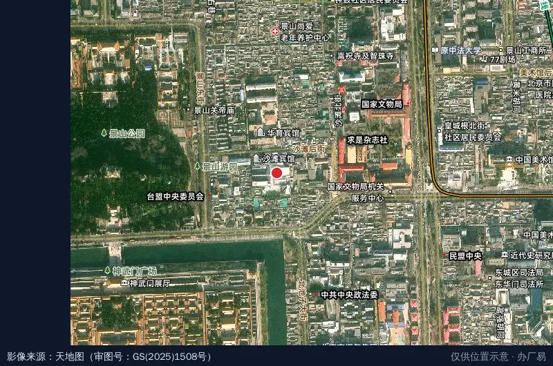 首开首院文化金融产业园卫星位置示意图