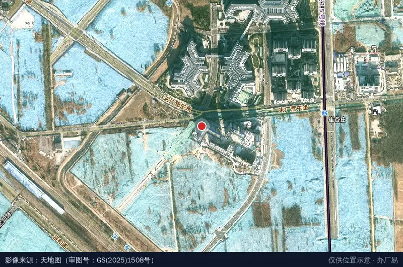 中关村产业园2期卫星位置示意图
