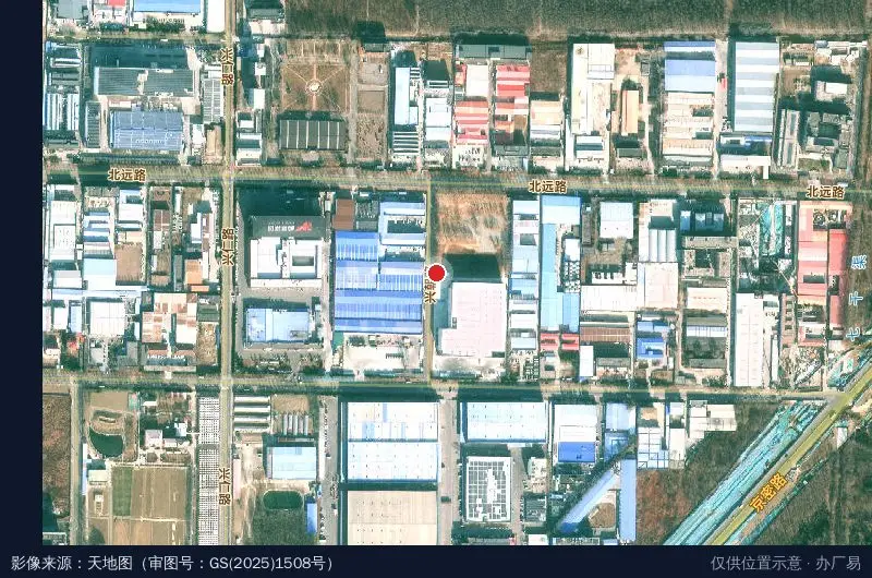 Metcold 美库北京金马食品产业园区卫星位置示意图