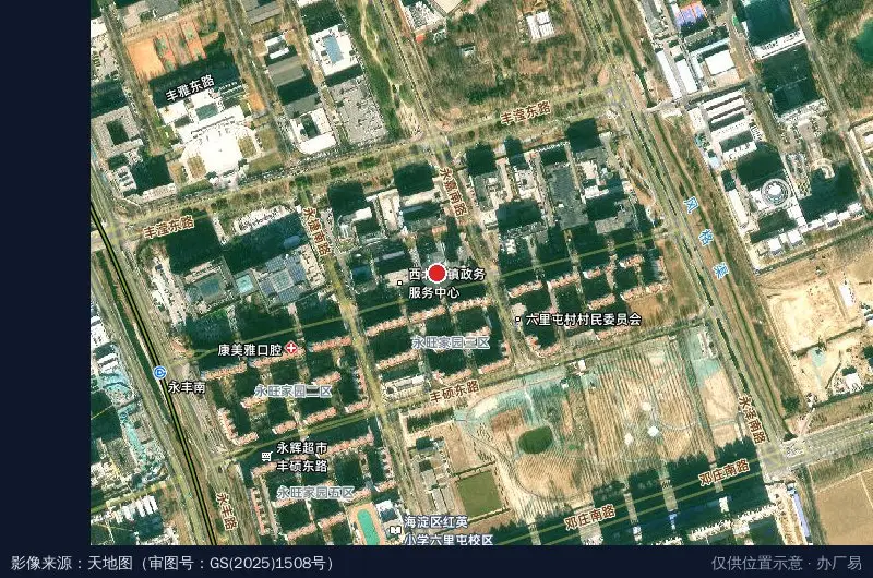 道达防务产业园卫星位置示意图