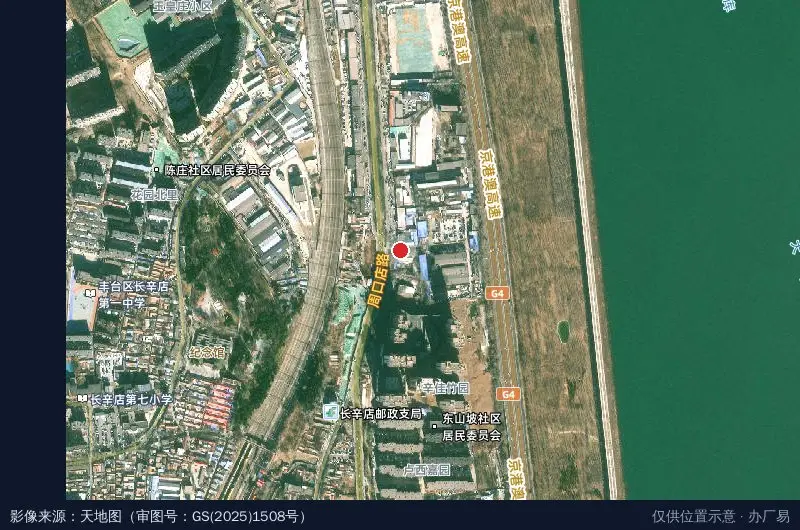 建兴善水汽车产业园卫星位置示意图