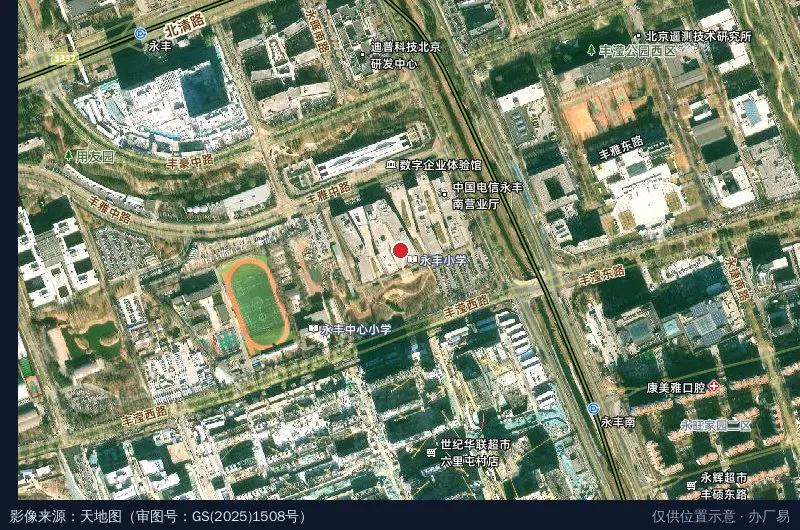 用友软件园东区卫星位置示意图