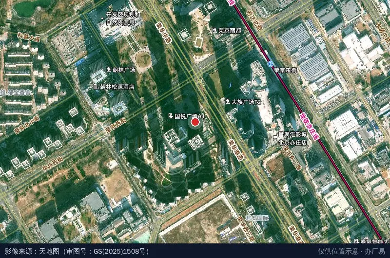 北京经济技术开发区特种设备行业协会卫星位置示意图
