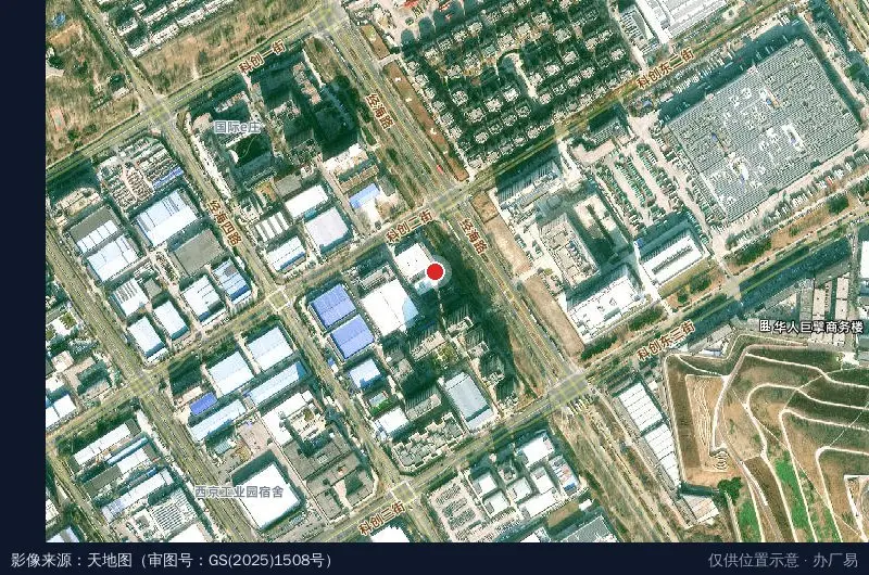 北京经济技术开发区京亦安救援队卫星位置示意图