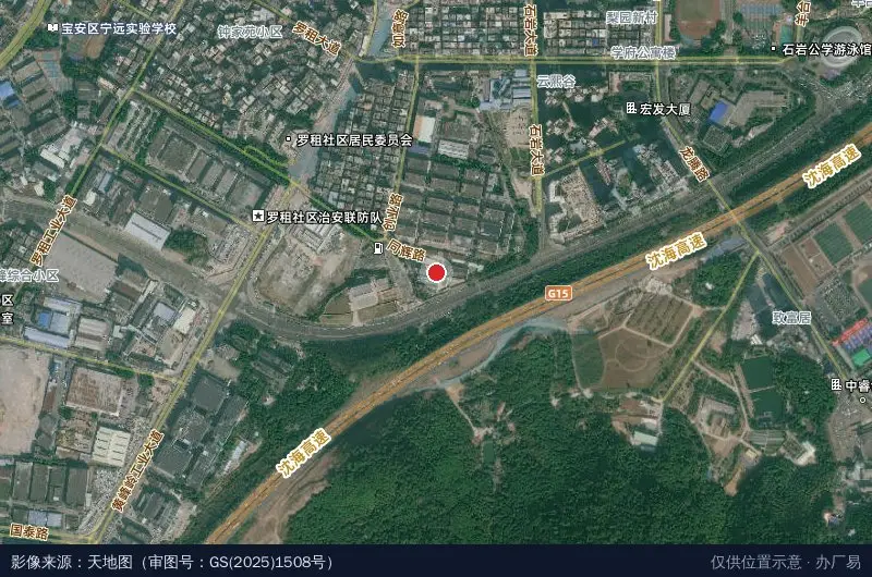 辉中辉工业园卫星位置示意图