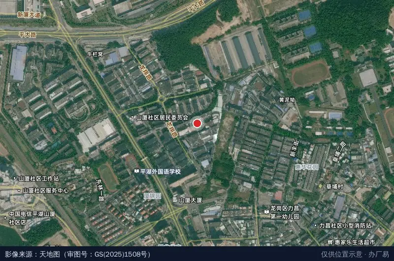 泰利丰工业园卫星位置示意图