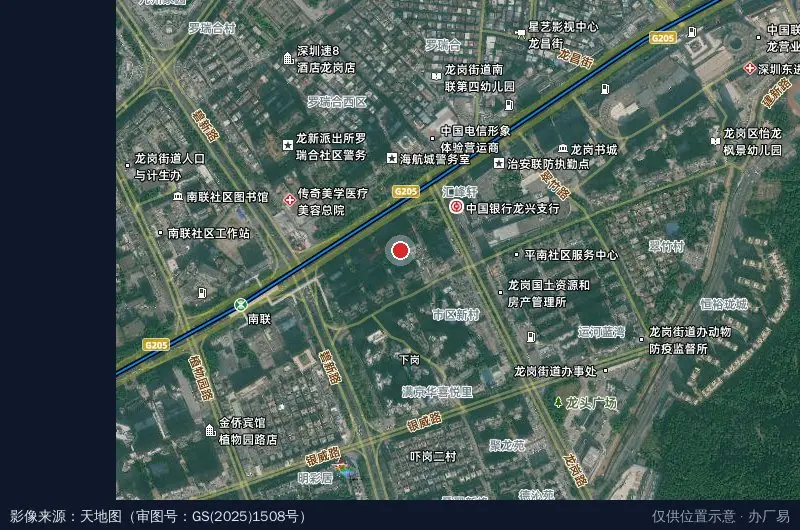 嘉泰工业园卫星位置示意图