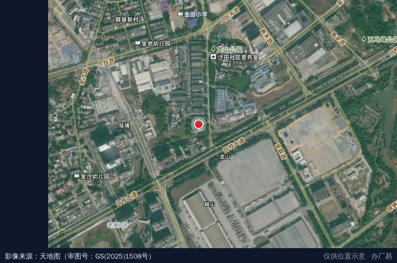 海达旺工业园卫星位置示意图
