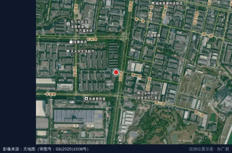 智晟威科技园卫星位置示意图