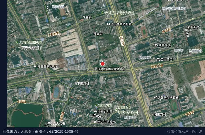 亨金隆科技园卫星位置示意图