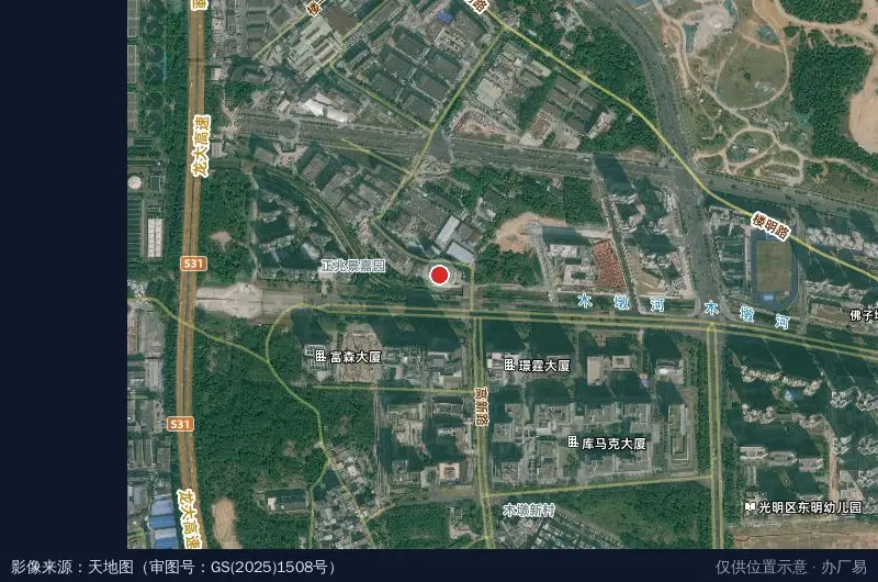毅达科技园卫星位置示意图