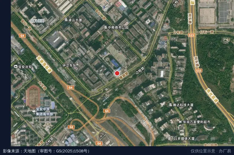 飞扬科技创新园卫星位置示意图