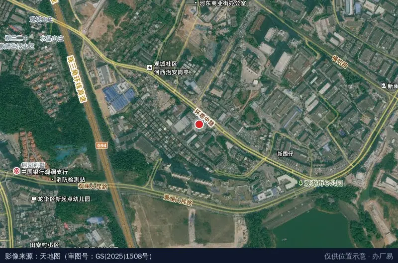 宏盛科技园卫星位置示意图