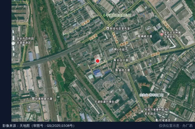 瑞诚科技园卫星位置示意图