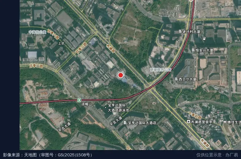 顺昌物流园卫星位置示意图