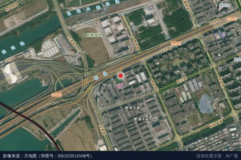 置富兆业科创园卫星位置示意图