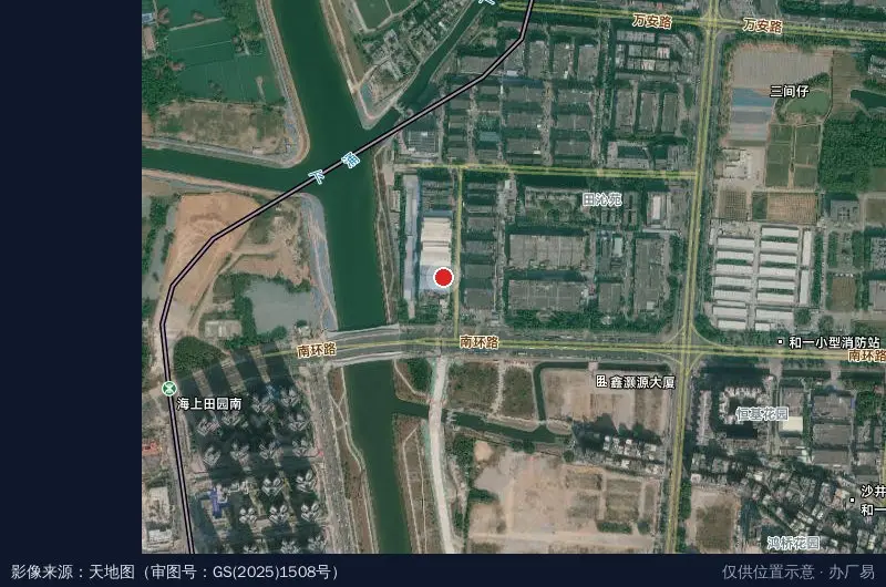 深圳市浩瀚智造产业园卫星位置示意图