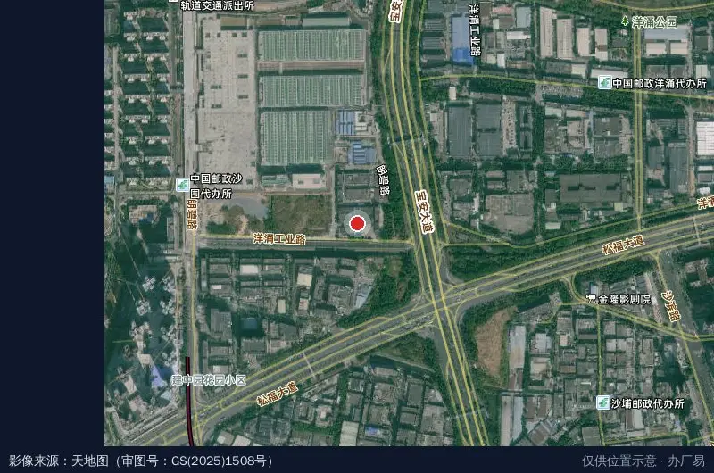 威祥精密智造产业园卫星位置示意图