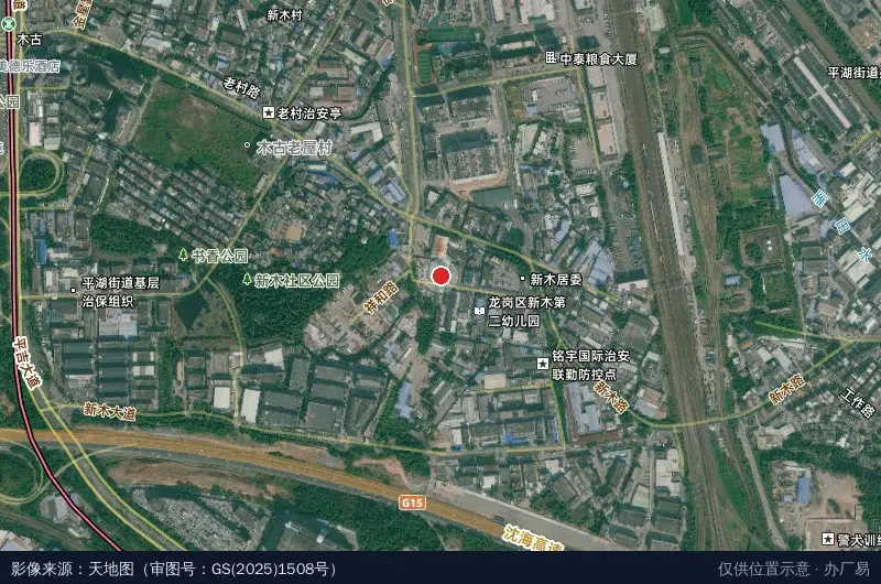 泰华世纪产业园卫星位置示意图