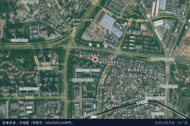 德启盛产业园卫星位置示意图
