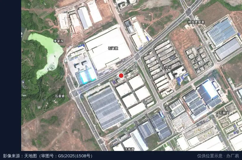 重庆日联科技产业园卫星位置示意图