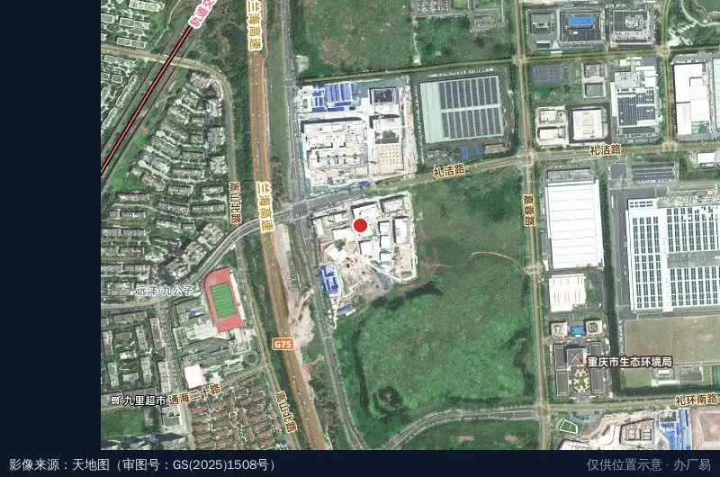 东湖高新智慧科技产业园4幢卫星位置示意图