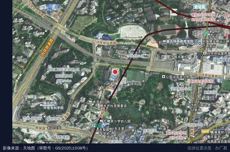 智昌电子商务仓储物流园区卫星位置示意图