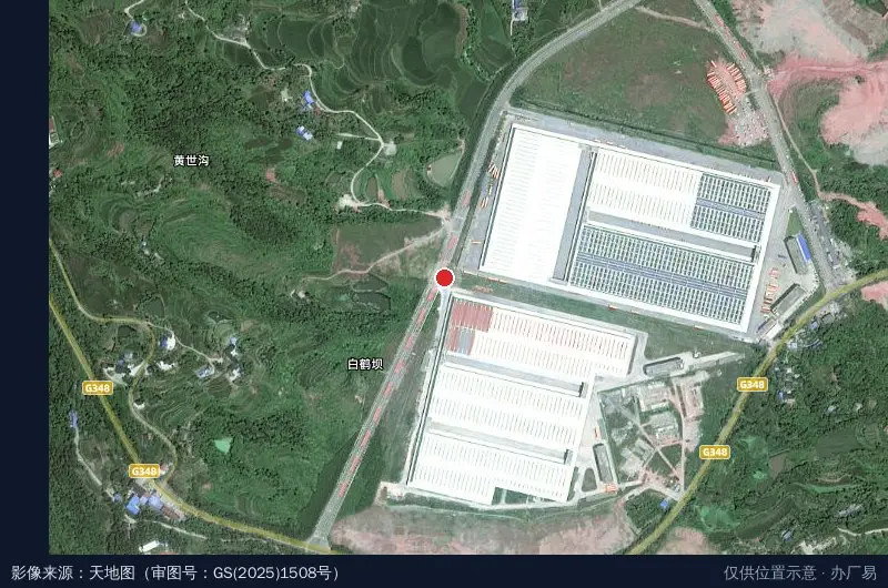 涪陵韵达电商产业园2期卫星位置示意图